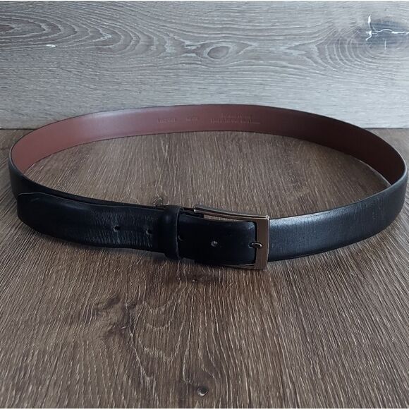 Roundtree & Yorke Black Full Grain Cowhide Belt 46 - Picture 2 of 8